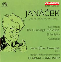 Oeuvres pour orchestre v.1. sinfonietta - capriccio. suite tiree de la petite renarde rusee