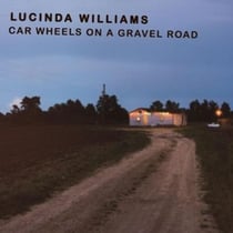 Car wheels on a gravel road