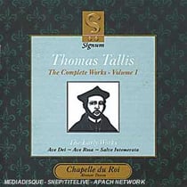 Tallis : Intégrale de l'oeuvre vol.1