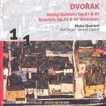 Quintette op.81 - quintette op.97 - quatuor op.34 - quatuor op.96 "american