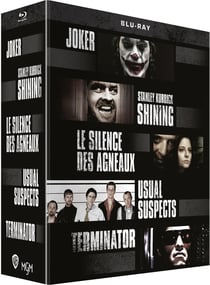 Coffret : Joker + Shining + Le Silence des agneaux + Usual Suspects + Terminator