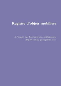 Registre d'objets mobiliers