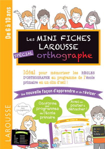 Mes mini fiches Larousse spécial orthographe
