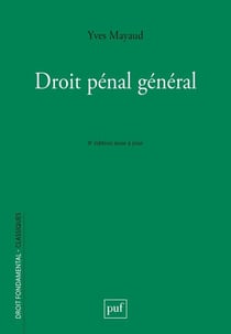 Droit pénal général (8e édition)