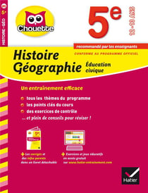 Chouette entraînement - histoire - géographie - éducation civique - 5ème