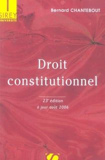 Droit constitutionnel (23e édition)