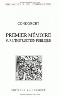 Premier mémoire sur instruction publique