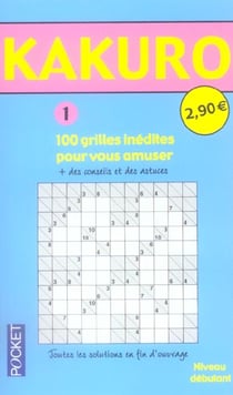 Kakuro t.1 - niveau débutant