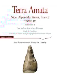 Terra amata t.4 - les industries acheuléennes : étude de l'outillage : planches de dessins et de photographies de l'industrie lithique