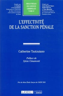 L'effectivité de la sanction pénale