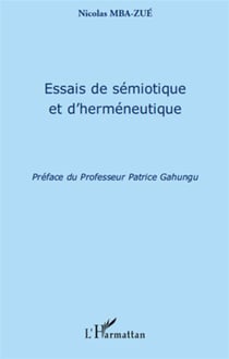Essais de sémiotique et d'herméneutique