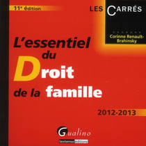 L'essentiel du droit de la famille (11e édition)