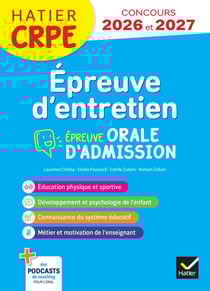 Épreuve d'entretien - CRPE - Épreuve orale d'admission (édition 2025/2026)
