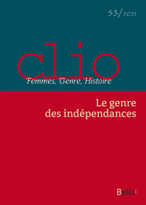 REVUE CLIO - FEMMES, GENRE, HISTOIRE n.53 : femmes, genre, histoire (édition 2021)