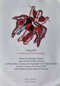 Cantes Jondos et Palmas, Pour un échange d'âmes entre Yvan Fandino Barros et Provechito