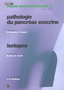 Pathologie du pancreas exocrine. isotopes - n2