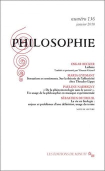 Revue Philosophie n.136