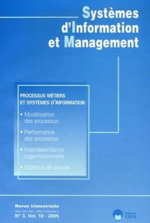 SYSTEMES D'INFORMATION ET MANAG.N 3-2005