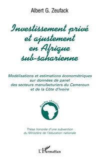 Investissement privé et ajustement en Afrique sub-saharienne