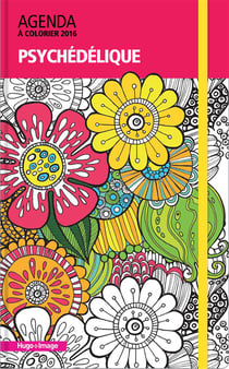 Agenda à colorier 2016 - psychédélique