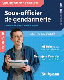 Sous-officier de gendarmerie - Tout-en-un visuel : Concours externe - Concours interne