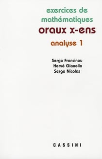 Exercices de mathématiques - oraux x-ens - analyse 1