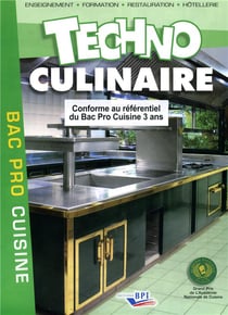 Techno culinaire - Bac pro restauration