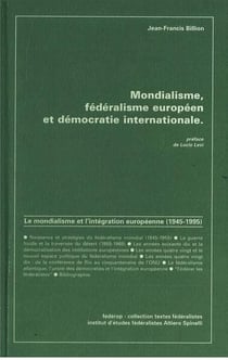 Mondialisme/federal. europee