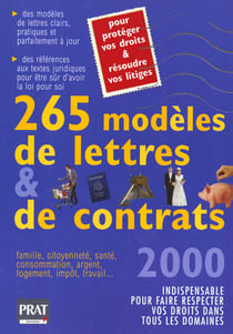 270 modeles de lettres et contrats
