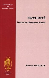 Proximité - lectures du phénomène éthique