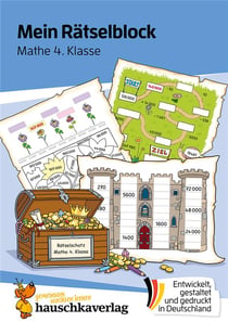 Mein Rätselblock Mathe 4. Klasse : A5-Übungsblock