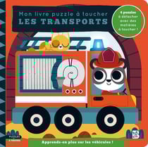 Mon livre puzzle à toucher : Les transports