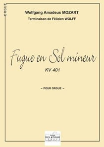 Fugue en sol mineur KV 401 pour orgue