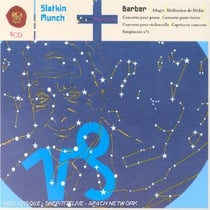 Adagio pour cordes, méditation de médée, concerto pour violoncelle...