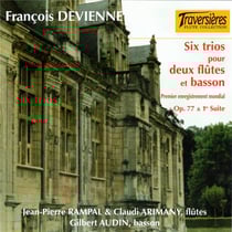 Trois trios op.77 pour deux flûtes et basson concertant, trios pour flûte, violon et basse