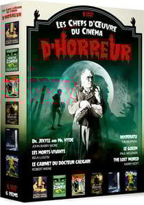 Les chefs-d'oeuvre du cinéma d'horreur : Dr. Jekyll and Mr. Hyde + Les morts-vivants + Le cabinet du docteur Caligari + Nosferatu + Le Golem + The Lost World