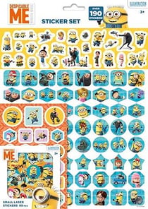 Moi, moche et méchant 3  - set 190 autocollants