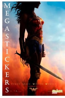 Wonder woman - mégastickers