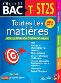 Objectif bac - toutes les matières - terminale st2s