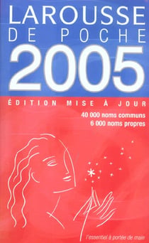 Larousse de poche (edition 2005)