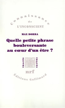 Quelle petite phrase bouleversante au coeur d'un être ?