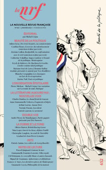 La nouvelle revue francaise n.652