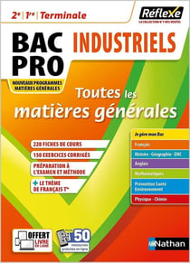 Mémos réflexes Tome 21 : toutes les matières : bac pro industriels : 2e/1re/terminale (édition 2021)