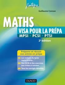 Maths - visa pour la prépa mpsi, pcsi, ptsi (2e édition)