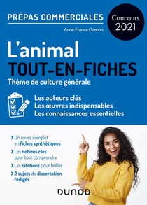 L'animal - prépas commerciales - tout-en-fiches (édition 2021)
