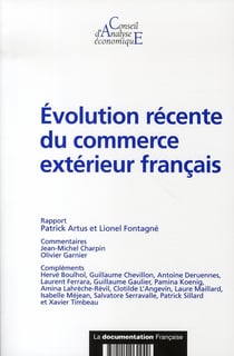 Évolution récente du commerce exterieur français