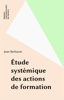 Étude systémique actions formation