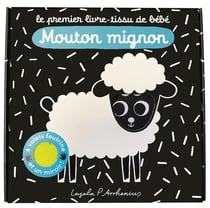Le premier livre tissu de Bébé : Mouton mignon