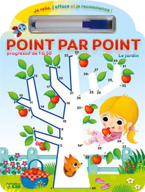 Point par point - le jardin - progressif de 1 à 50
