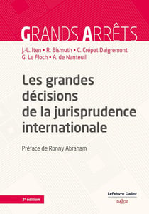 Les grandes décisions de la jurisprudence internationale (3e édition)